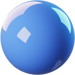 Blue sphere